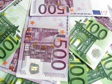 100 And 500 Euro Banknotes Stock Photo 100 And 500 Euro Banknotes Stock Photo