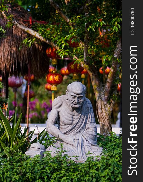 Buddha Statue at Zen Temple in Malaysia. Buddha Statue at Zen Temple in Malaysia.