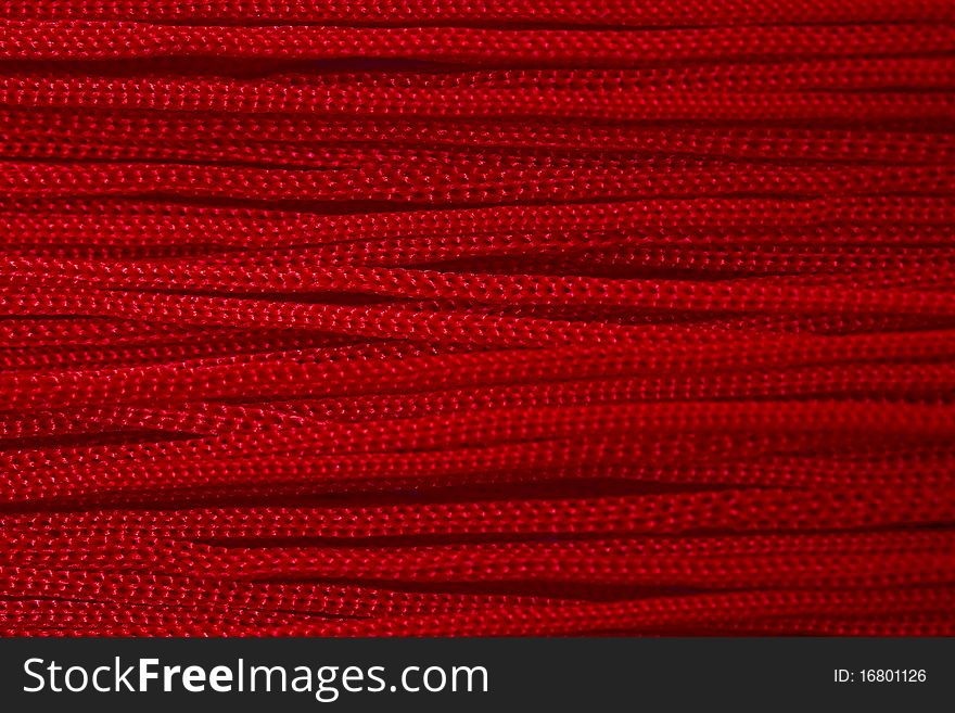 Texture of red thread background