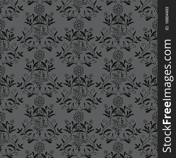 Black antique seamless,vector illustration