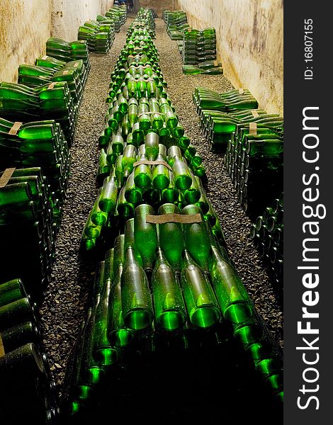 Wine archive in Czech Republic