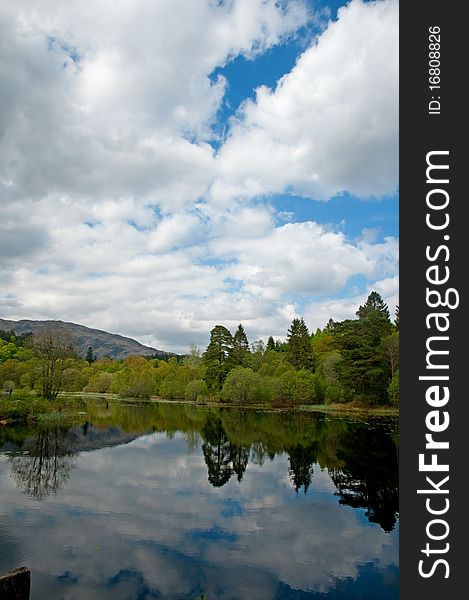 The landscape of inverawe country park and lily loch
near taynuilt in scotland. The landscape of inverawe country park and lily loch
near taynuilt in scotland