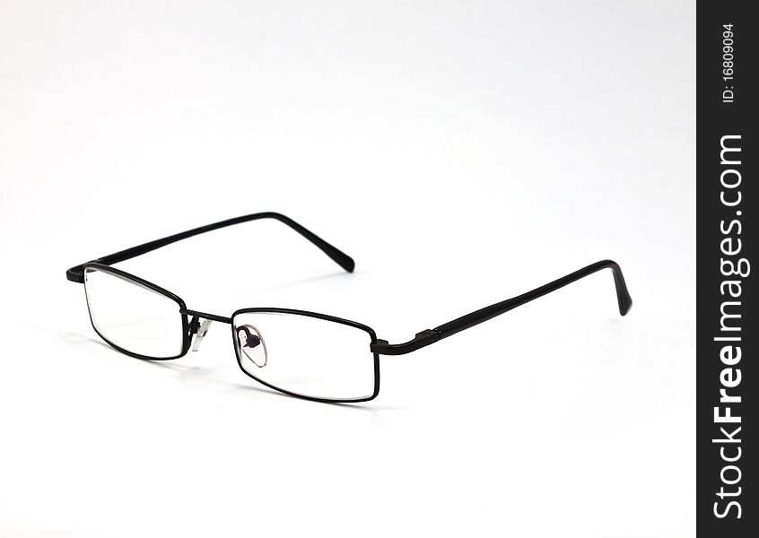 Eyeglasses isolated on the white backogrund
