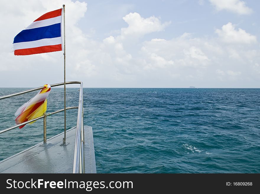 Boat on the sea at thailand. Boat on the sea at thailand