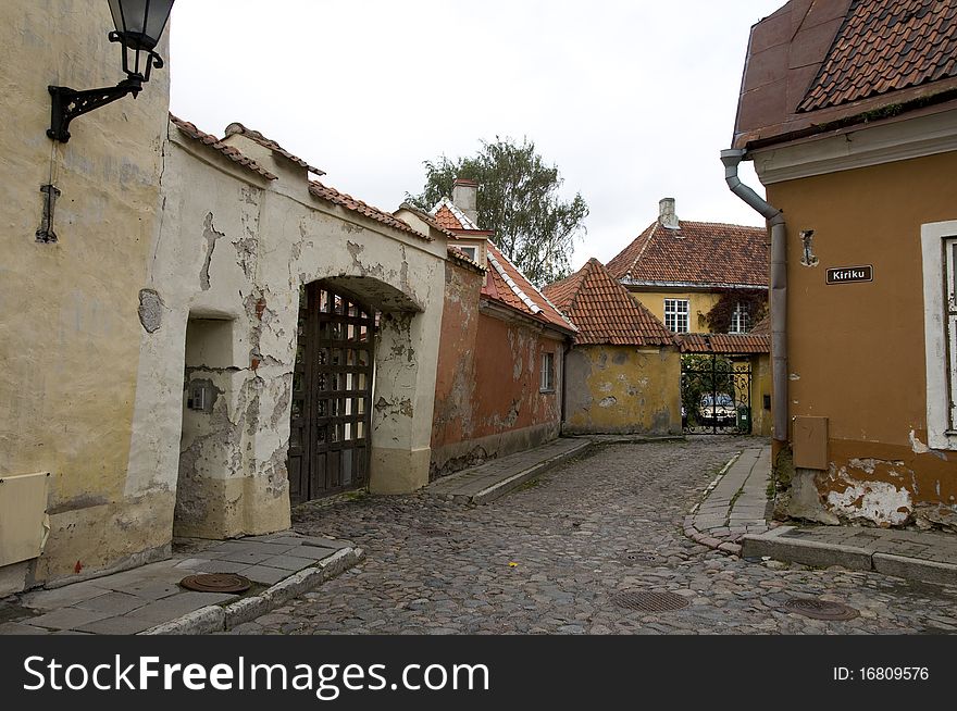 This is street view in tallinn