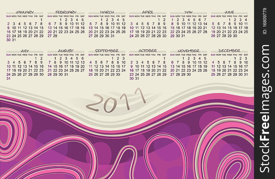 Original design for calendar 2011. Original design for calendar 2011