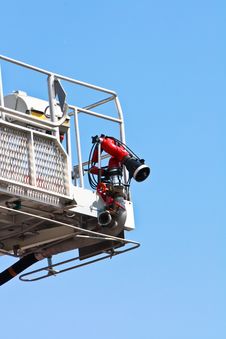 Articulated Aerial Hydraulic Platform Stock Image Articulated Aerial Hydraulic Platform Stock Image
