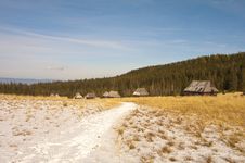 Hiking In The Polish Tatra Royalty Free Stock Photography Hiking In The Polish Tatra Royalty Free Stock Photography