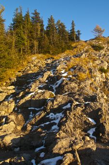 Hiking In The Polish Tatra Stock Images