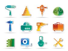 Building And Construction Tools Icons Royalty Free Stock Photos Building And Construction Tools Icons Royalty Free Stock Photos