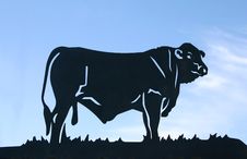 Steer Mailbox Decoration Stock Photography Steer Mailbox Decoration Stock Photography