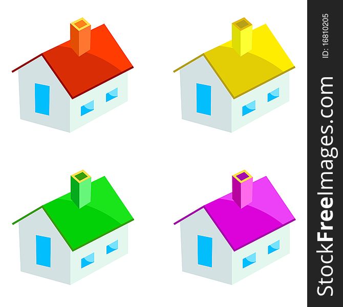 Multicoloured Houses