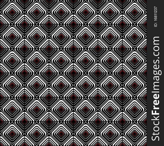 Seamless geometric checked pattern. Decorative texture. Vector art.