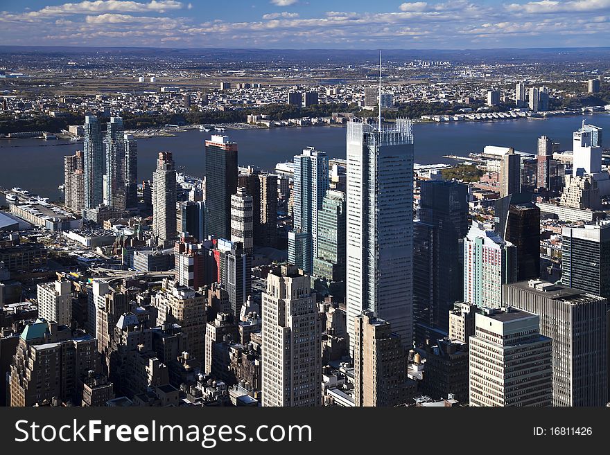 The New York City panorama