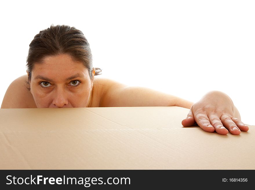 Woman With Box