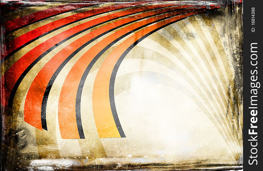 An abstract background - retro style. An abstract background - retro style