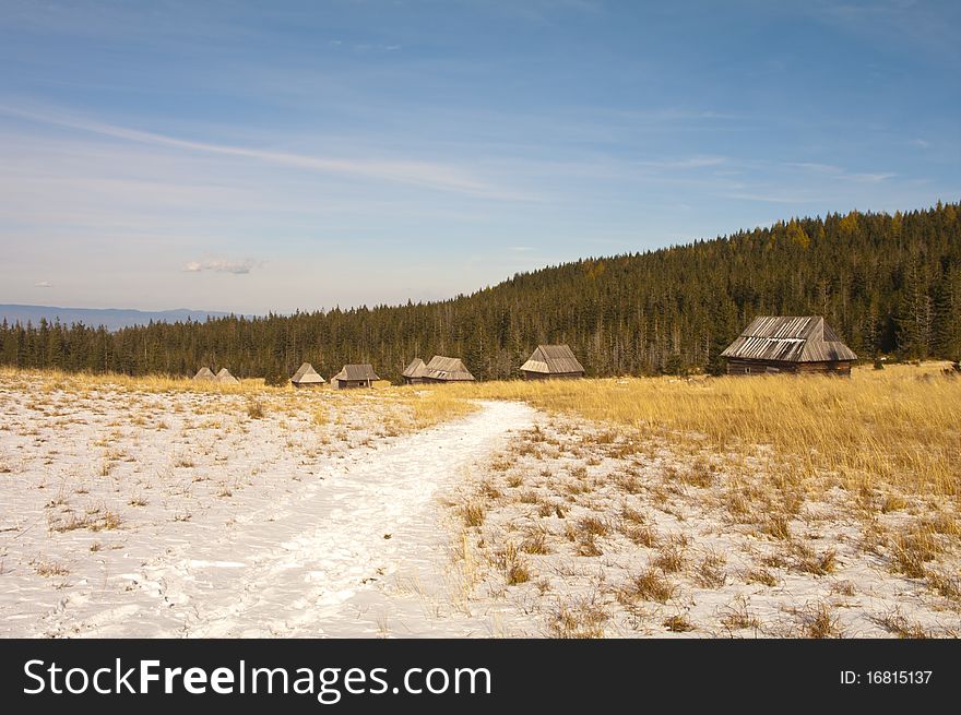 Polish Tatra mountains near Zakopane. Polish Tatra mountains near Zakopane