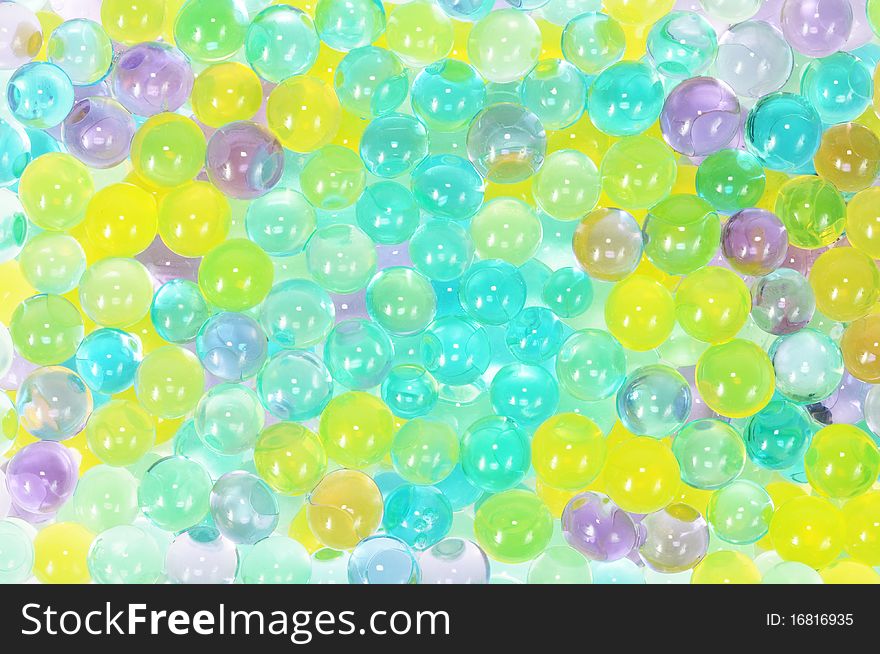 Colorful balls background