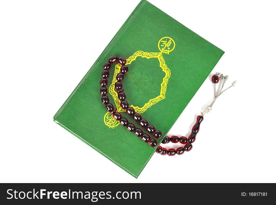 Muslim Rosary Beads And Quran