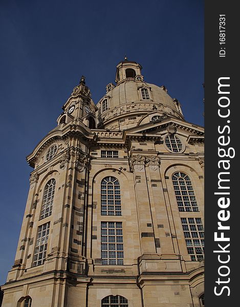 Elevation of the reconstructed WomanÂ´s Chruch in Dresden, Germany. Elevation of the reconstructed WomanÂ´s Chruch in Dresden, Germany