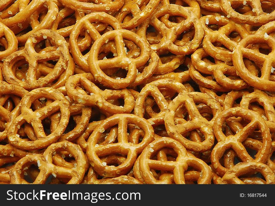 Pretzels background