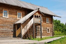 Traditional Russian Rural House Stock Photography