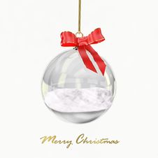 Christmas Glass Ball Royalty Free Stock Images Christmas Glass Ball Royalty Free Stock Images