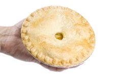 Hand Holding An Apple Pie Royalty Free Stock Image Hand Holding An Apple Pie Royalty Free Stock Image