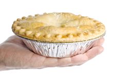 Hand Holding An Apple Pie Stock Image Hand Holding An Apple Pie Stock Image