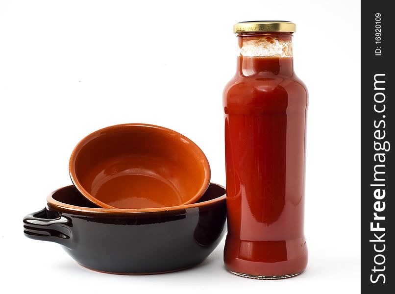 Tomato Sauce And Terracotta Pots