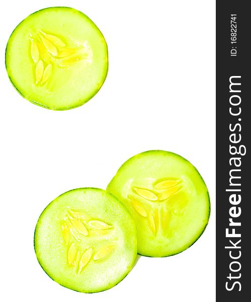 Cucumber slices