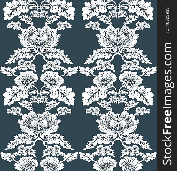 Decorative ornament. An element of wall-paper