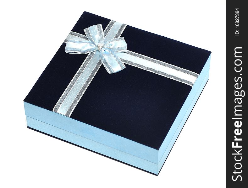 Beautiful Gift Box On White