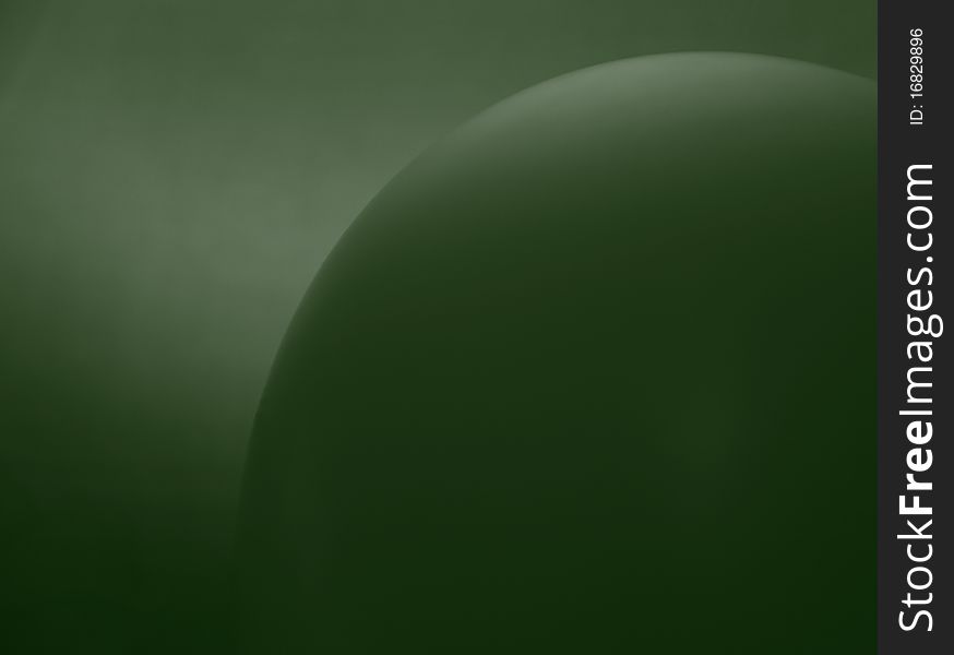 Abstraction - Moon in the green background. Abstraction - Moon in the green background