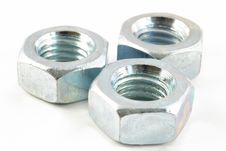 Screw-nuts Royalty Free Stock Photo Screw-nuts Royalty Free Stock Photo
