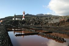 La Palma Lightouse Royalty Free Stock Photography La Palma Lightouse Royalty Free Stock Photography