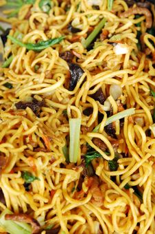 Hokkien Noodles Are Round Egg Noodles Royalty Free Stock Photos Hokkien Noodles Are Round Egg Noodles Royalty Free Stock Photos