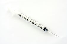 Small Hypodermic Syringe. Stock Image