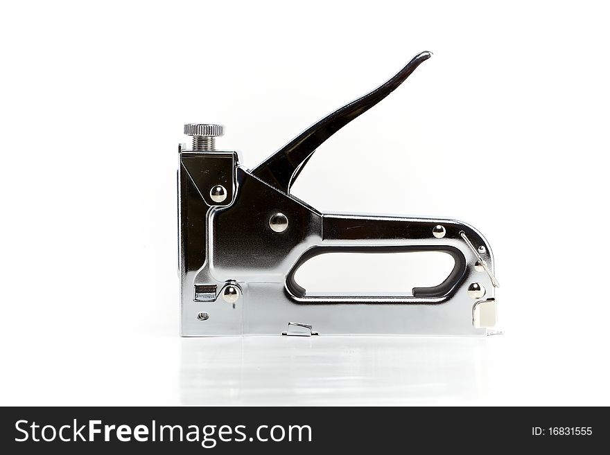 Stapler On A White Background