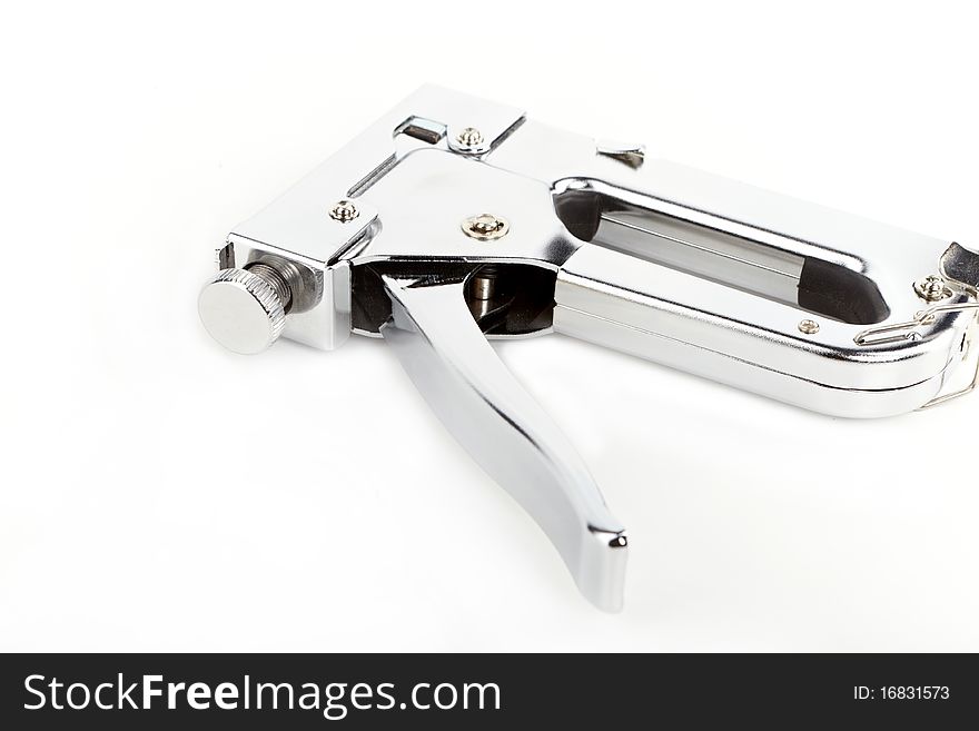 Isolated stapler on a white background