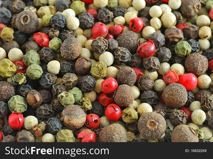 Mixed Pepper Background