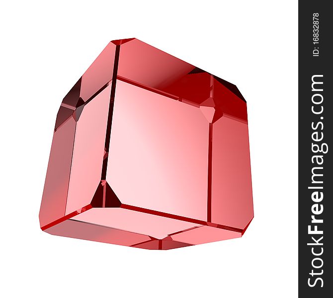 Red crystal