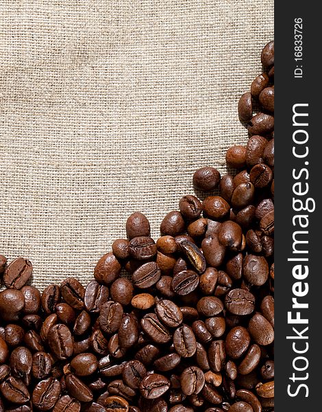 A nice coffee background (coffee beans)
