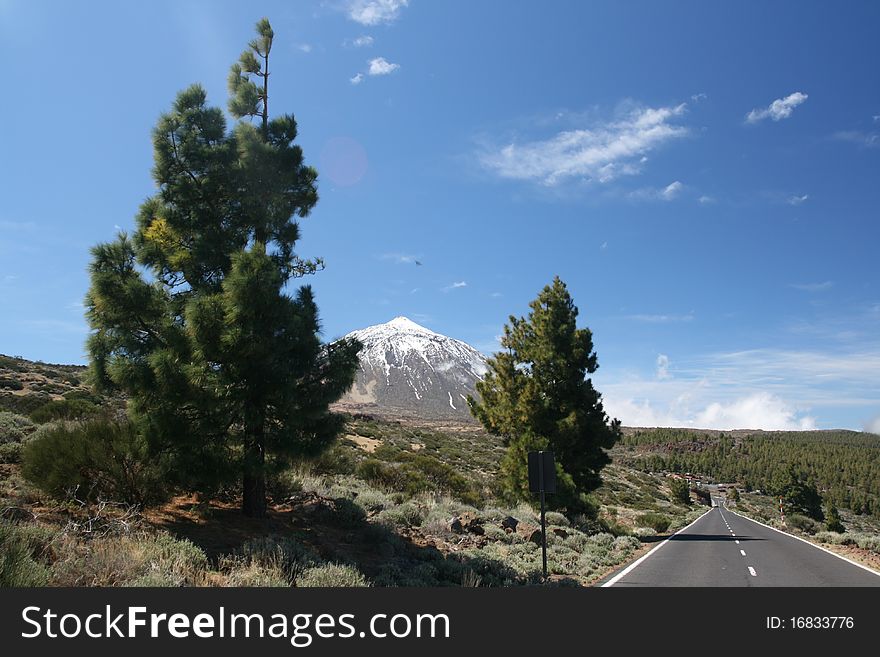 Teide, an active volcano in the Canary Islands, Spain. Teide, an active volcano in the Canary Islands, Spain.