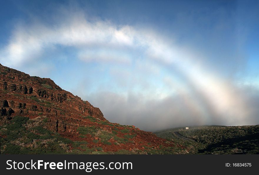 Fogbow in La Palma