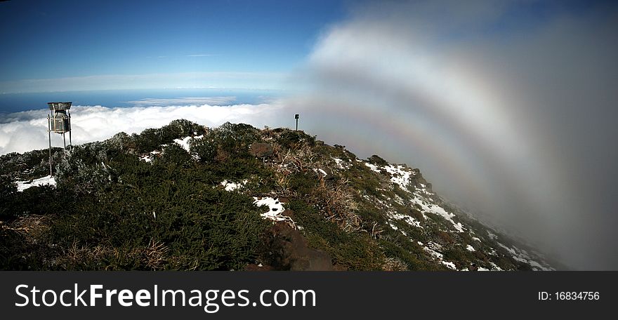 Fogbow in La Palma