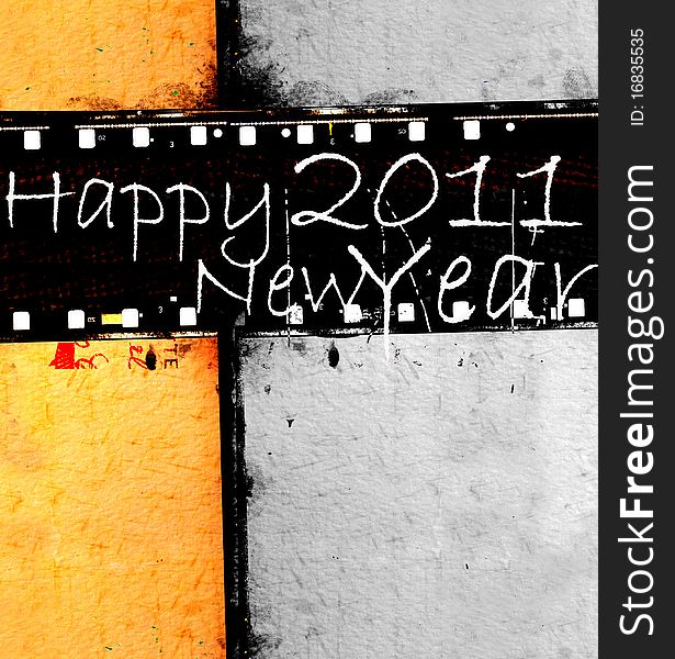 Vintage background with 2011 new year. Vintage background with 2011 new year