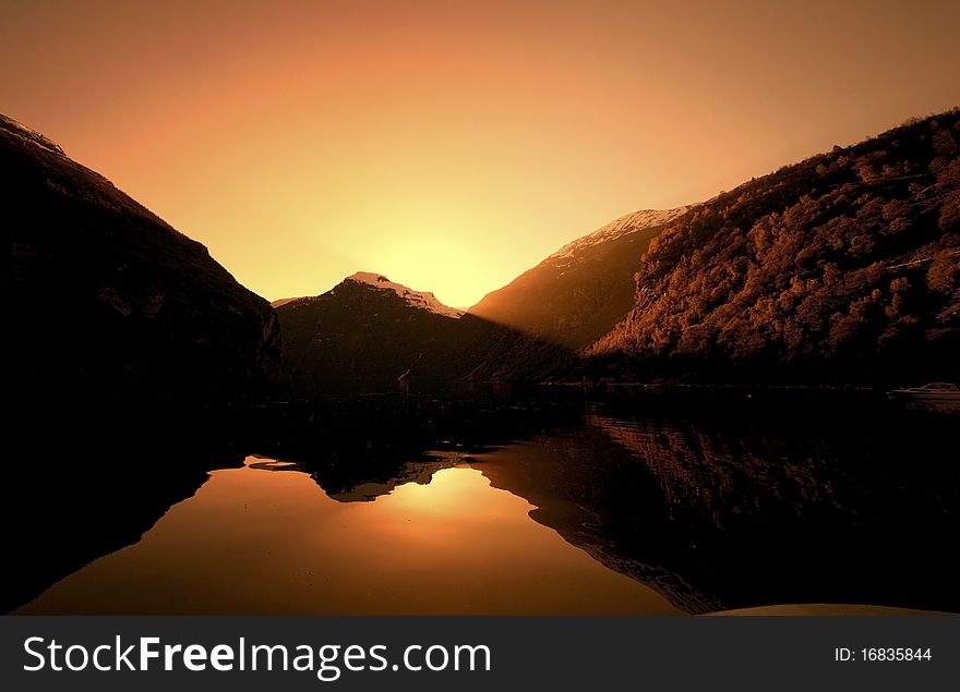 Geiranger Sunset