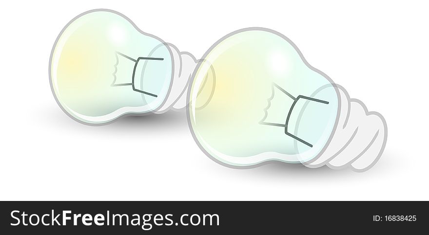 Two Bulb Lamps