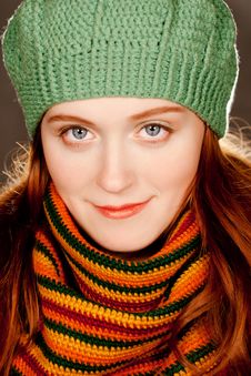 Redhead Autumn Beauty1 Stock Photos Redhead Autumn Beauty1 Stock Photos